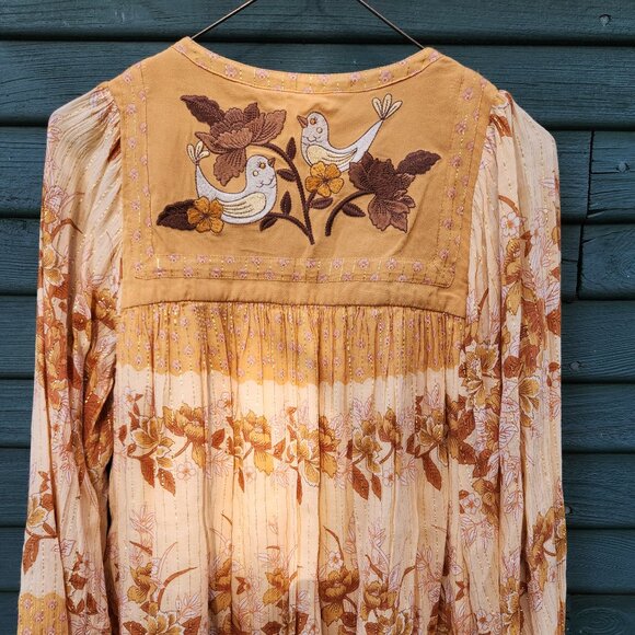 SPELL Collective Free People Coco Lei Blouse Redone Xs - Picture 1 of 3